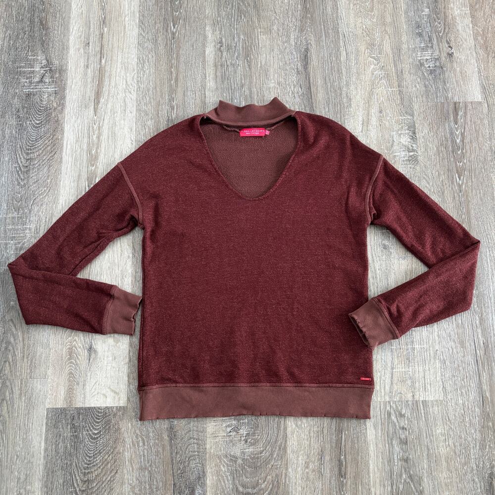 n:Philanthropy Bae Cutout Sweater in Mulberry - Size: Small - Picture 10 of 10